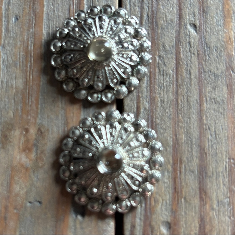 Vintage Silver 90's Earrings